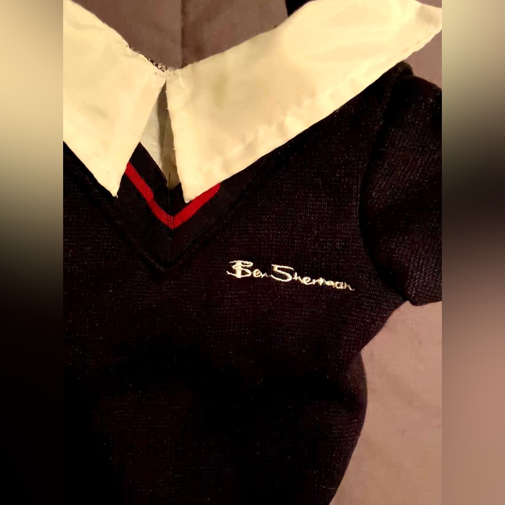Ben Sherman dog cat polo shirt sweater size small - Picture 2 of 2